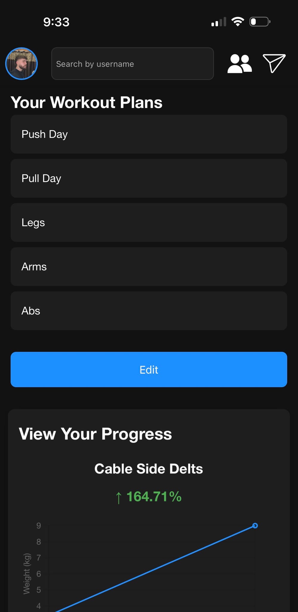 Workout Dashboard
