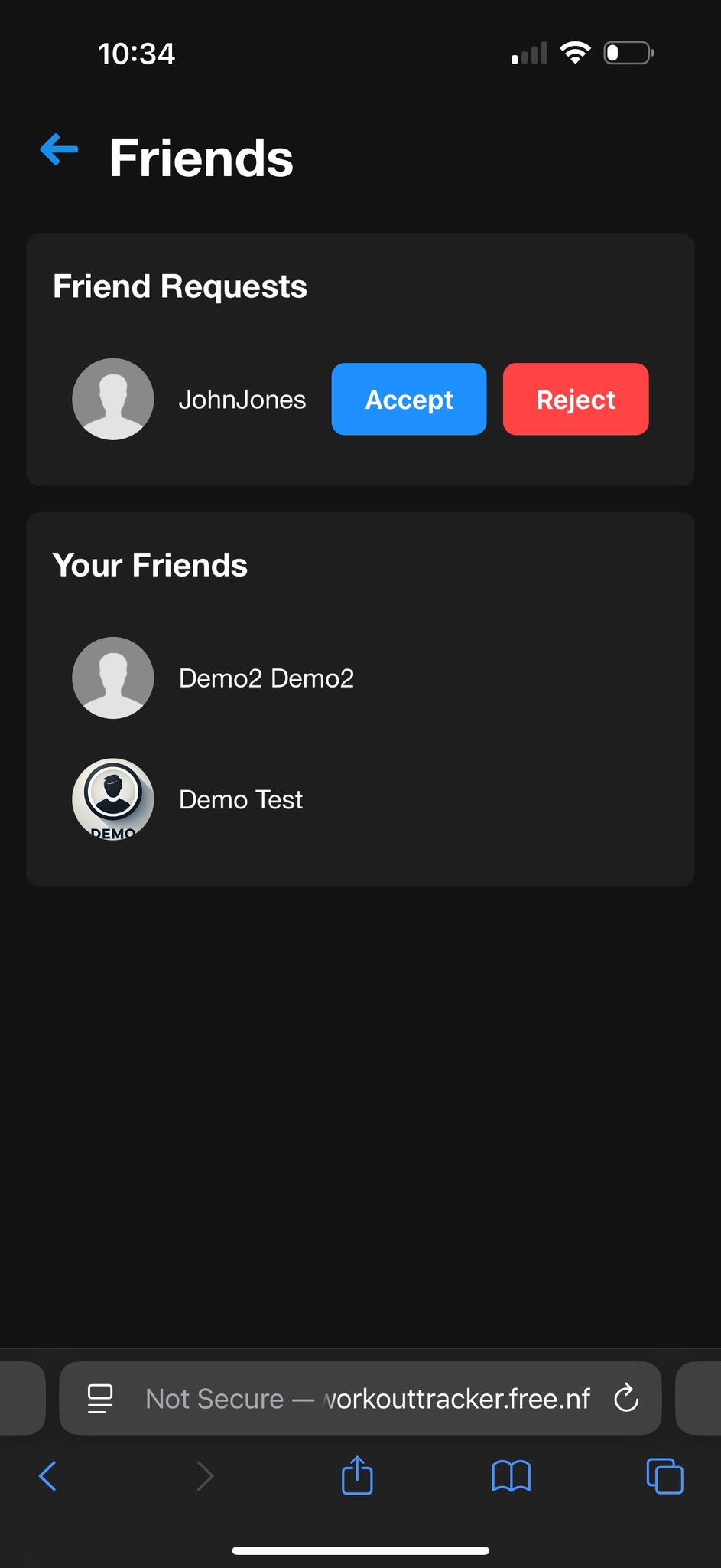 Friends Feed